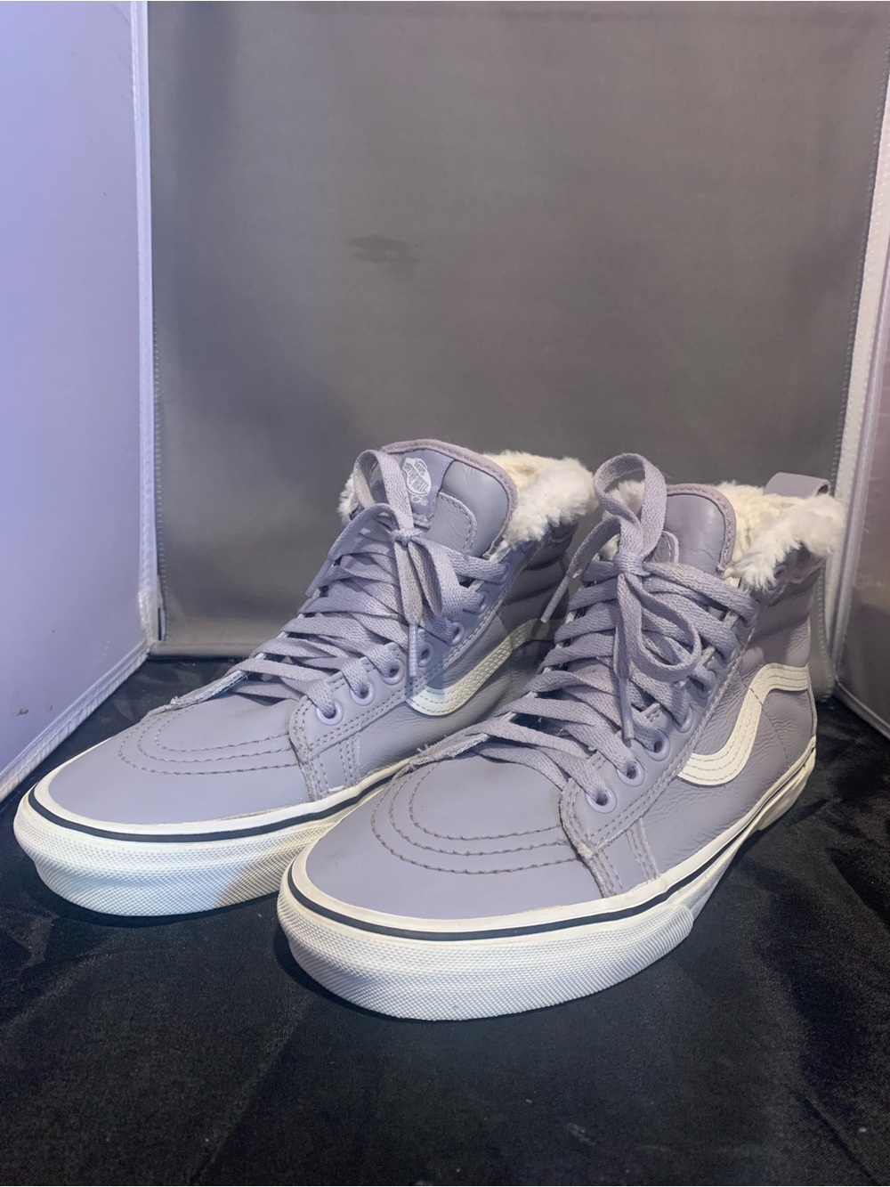Women’s ( Unisex ) Vans Sk8-Hi MTE Weather Resistant Leather w/Faux Fur Lining